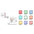 Portable Mini Thermal Label Printer Home Photo Printer Student Wrong Question Printer Bluetooth-compatible Mini Label Printer Price Tag